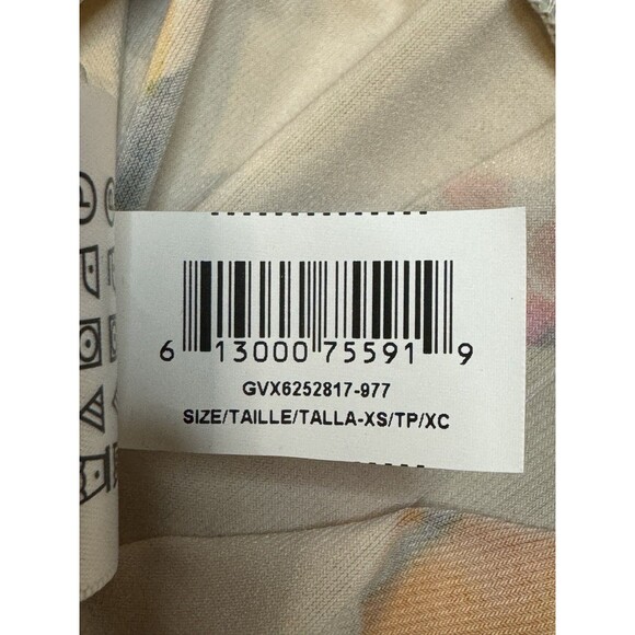 BCBGENERATION XS Floral Wrap Mini  Dress Long Sleeve Multi Color Bohemian Chic - Picture 10 of 10